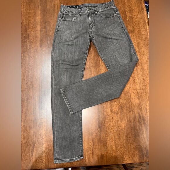 Armani Exchange Gray Wash Stretch Jeans 30x31 Straight Fit Modern Classic Men’s - Picture 5 of 12